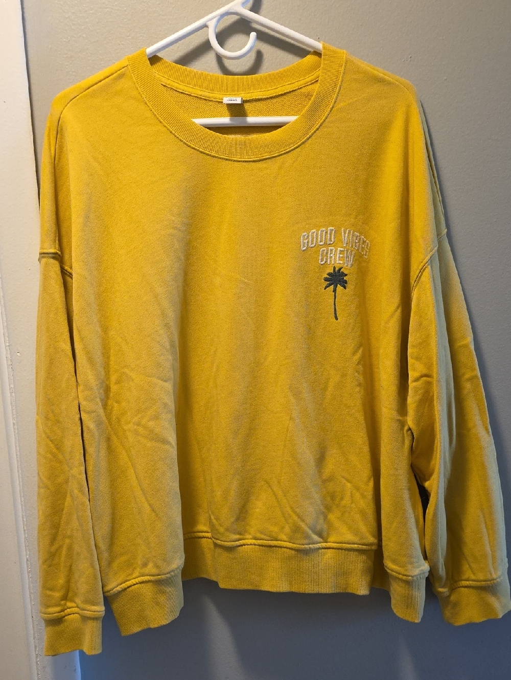 Old Navy Yellow Crewneck Sweatshirt